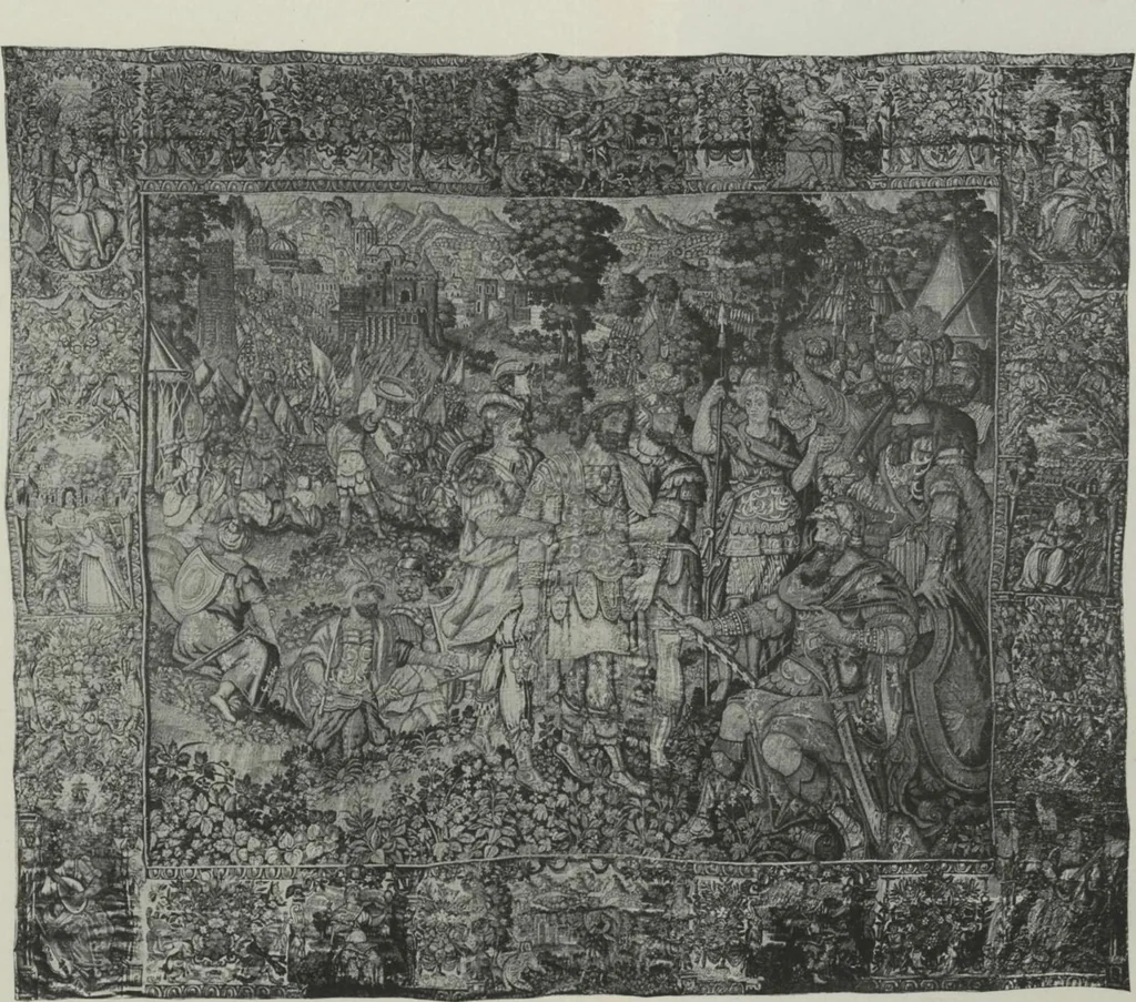 An illustration from Illustrated catalogue of the valuable collection of rare Gothic art and other artistic antique property belonging to the continental connoisseur and expert Henri S. de Souhami of Paris, acquired by him from Prince Henri de Faucigny Lucinge, Madame Lelong and other sources [electronic resource] : to be sold at unrestricted publi sale at the new American Art Galleries ... on the afternoons herein stated, 1922, leaf 102