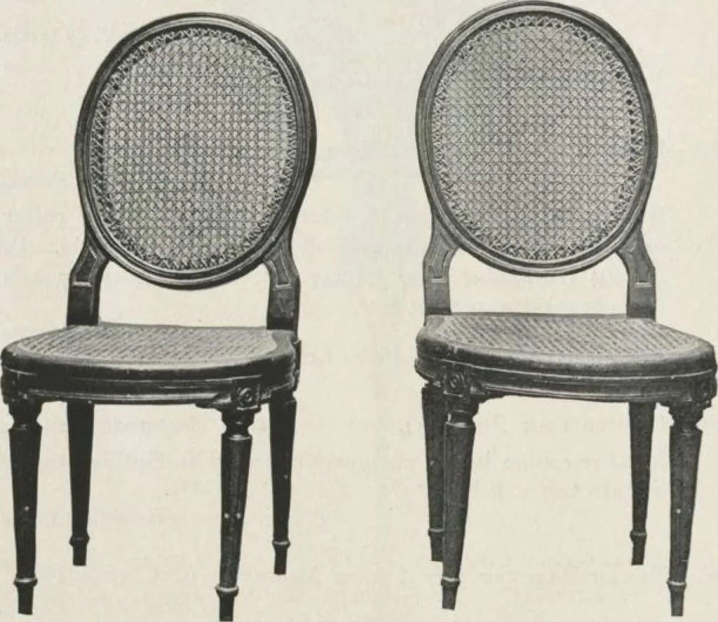 An illustration from Illustrated catalogue of the valuable collection of rare Gothic art and other artistic antique property belonging to the continental connoisseur and expert Henri S. de Souhami of Paris, acquired by him from Prince Henri de Faucigny Lucinge, Madame Lelong and other sources [electronic resource] : to be sold at unrestricted publi sale at the new American Art Galleries ... on the afternoons herein stated, 1922, leaf 105