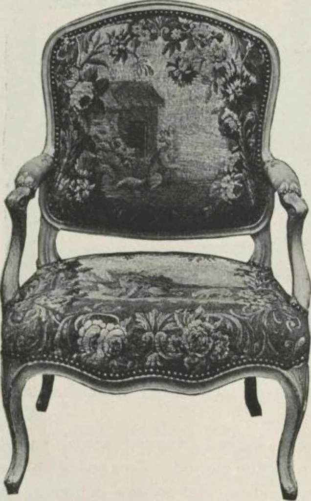 An illustration from Illustrated catalogue of the valuable collection of rare Gothic art and other artistic antique property belonging to the continental connoisseur and expert Henri S. de Souhami of Paris, acquired by him from Prince Henri de Faucigny Lucinge, Madame Lelong and other sources [electronic resource] : to be sold at unrestricted publi sale at the new American Art Galleries ... on the afternoons herein stated, 1922, leaf 119