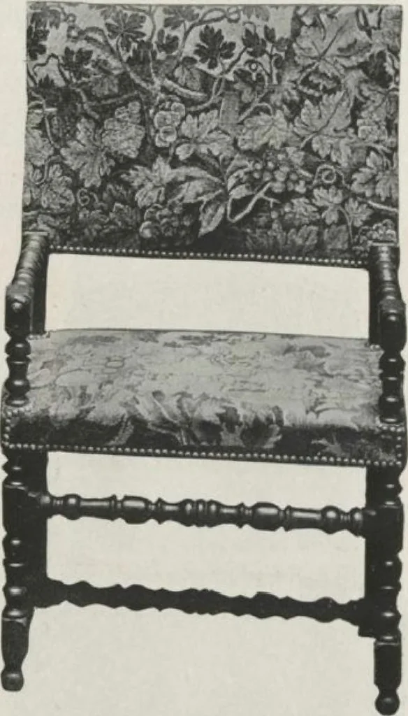 An illustration from Illustrated catalogue of the valuable collection of rare Gothic art and other artistic antique property belonging to the continental connoisseur and expert Henri S. de Souhami of Paris, acquired by him from Prince Henri de Faucigny Lucinge, Madame Lelong and other sources [electronic resource] : to be sold at unrestricted publi sale at the new American Art Galleries ... on the afternoons herein stated, 1922, leaf 120