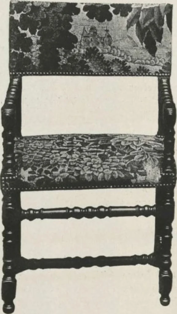 An illustration from Illustrated catalogue of the valuable collection of rare Gothic art and other artistic antique property belonging to the continental connoisseur and expert Henri S. de Souhami of Paris, acquired by him from Prince Henri de Faucigny Lucinge, Madame Lelong and other sources [electronic resource] : to be sold at unrestricted publi sale at the new American Art Galleries ... on the afternoons herein stated, 1922, leaf 121