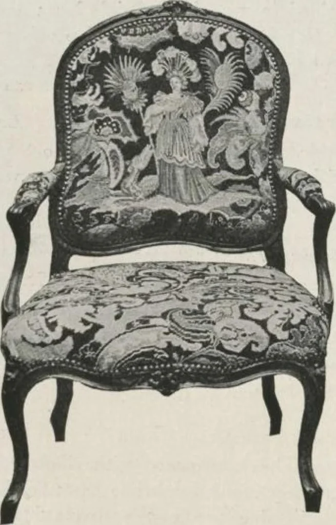 An illustration from Illustrated catalogue of the valuable collection of rare Gothic art and other artistic antique property belonging to the continental connoisseur and expert Henri S. de Souhami of Paris, acquired by him from Prince Henri de Faucigny Lucinge, Madame Lelong and other sources [electronic resource] : to be sold at unrestricted publi sale at the new American Art Galleries ... on the afternoons herein stated, 1922, leaf 135