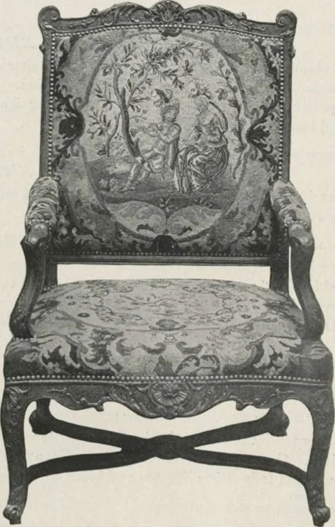 An illustration from Illustrated catalogue of the valuable collection of rare Gothic art and other artistic antique property belonging to the continental connoisseur and expert Henri S. de Souhami of Paris, acquired by him from Prince Henri de Faucigny Lucinge, Madame Lelong and other sources [electronic resource] : to be sold at unrestricted publi sale at the new American Art Galleries ... on the afternoons herein stated, 1922, leaf 137