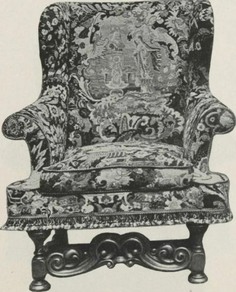 An illustration from Illustrated catalogue of the valuable collection of rare Gothic art and other artistic antique property belonging to the continental connoisseur and expert Henri S. de Souhami of Paris, acquired by him from Prince Henri de Faucigny Lucinge, Madame Lelong and other sources [electronic resource] : to be sold at unrestricted publi sale at the new American Art Galleries ... on the afternoons herein stated, 1922, leaf 146