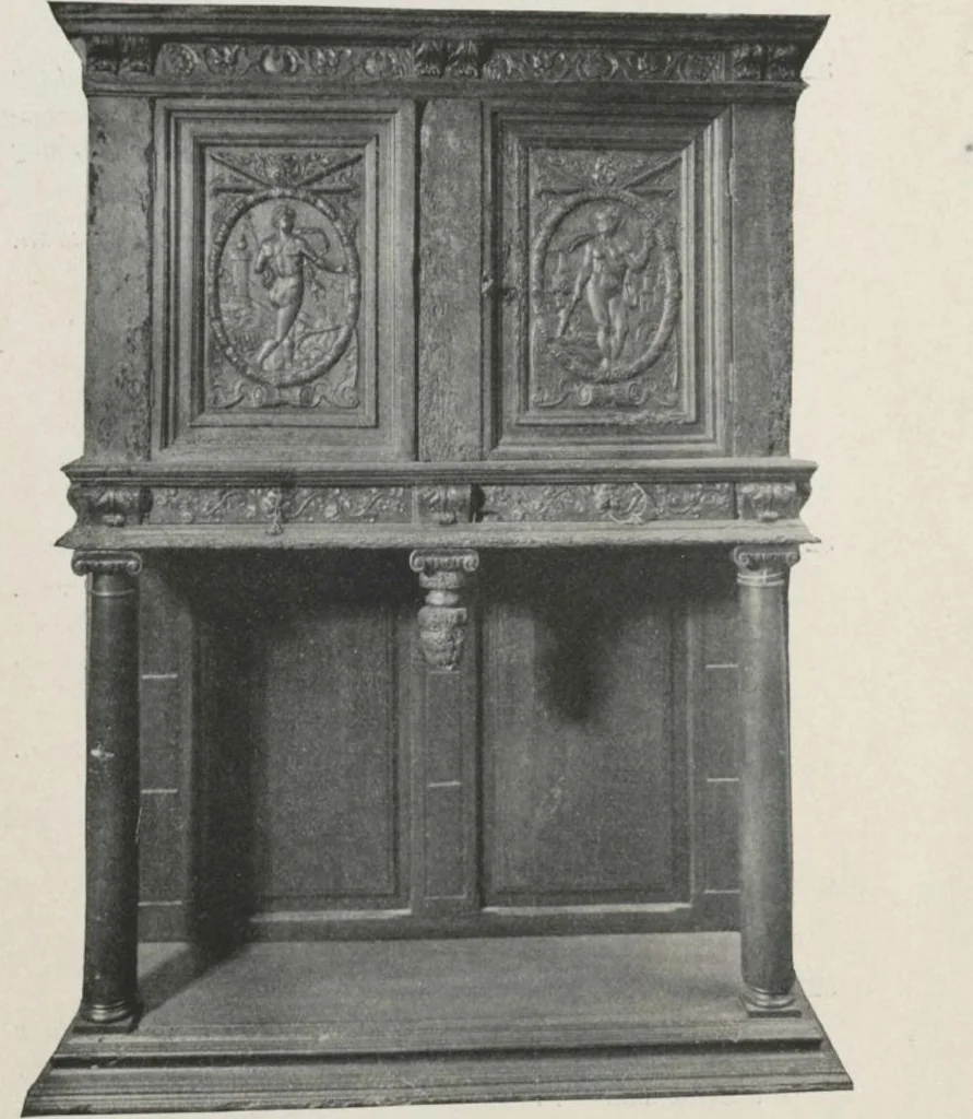 An illustration from Illustrated catalogue of the valuable collection of rare Gothic art and other artistic antique property belonging to the continental connoisseur and expert Henri S. de Souhami of Paris, acquired by him from Prince Henri de Faucigny Lucinge, Madame Lelong and other sources [electronic resource] : to be sold at unrestricted publi sale at the new American Art Galleries ... on the afternoons herein stated, 1922, leaf 173