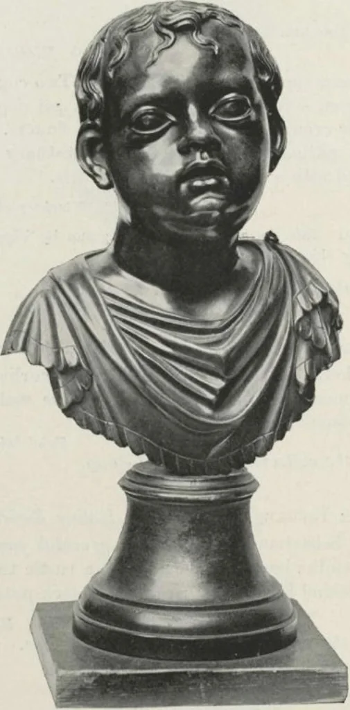 An illustration from Illustrated catalogue of the valuable collection of rare Gothic art and other artistic antique property belonging to the continental connoisseur and expert Henri S. de Souhami of Paris, acquired by him from Prince Henri de Faucigny Lucinge, Madame Lelong and other sources [electronic resource] : to be sold at unrestricted publi sale at the new American Art Galleries ... on the afternoons herein stated, 1922, leaf 22