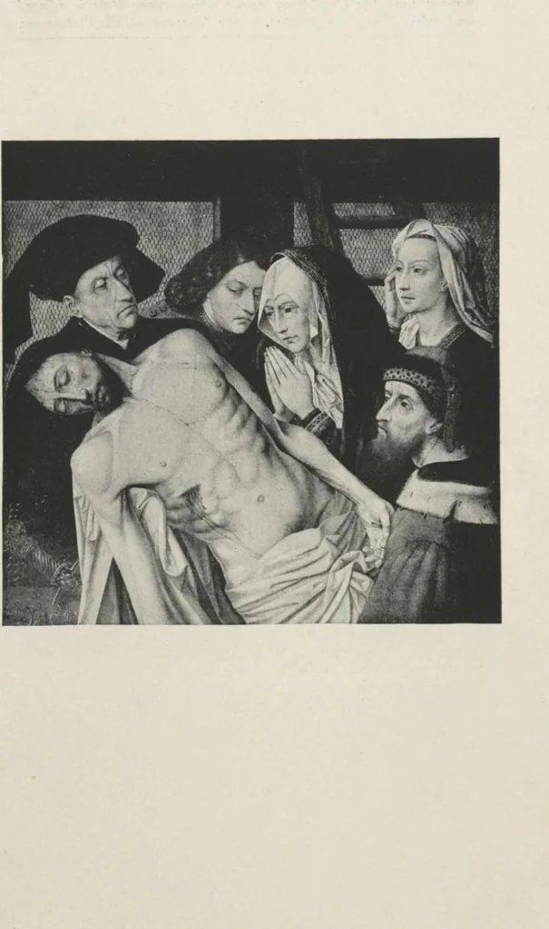 An illustration from Illustrated catalogue of the valuable collection of rare Gothic art and other artistic antique property belonging to the continental connoisseur and expert Henri S. de Souhami of Paris, acquired by him from Prince Henri de Faucigny Lucinge, Madame Lelong and other sources [electronic resource] : to be sold at unrestricted publi sale at the new American Art Galleries ... on the afternoons herein stated, 1922, leaf 64