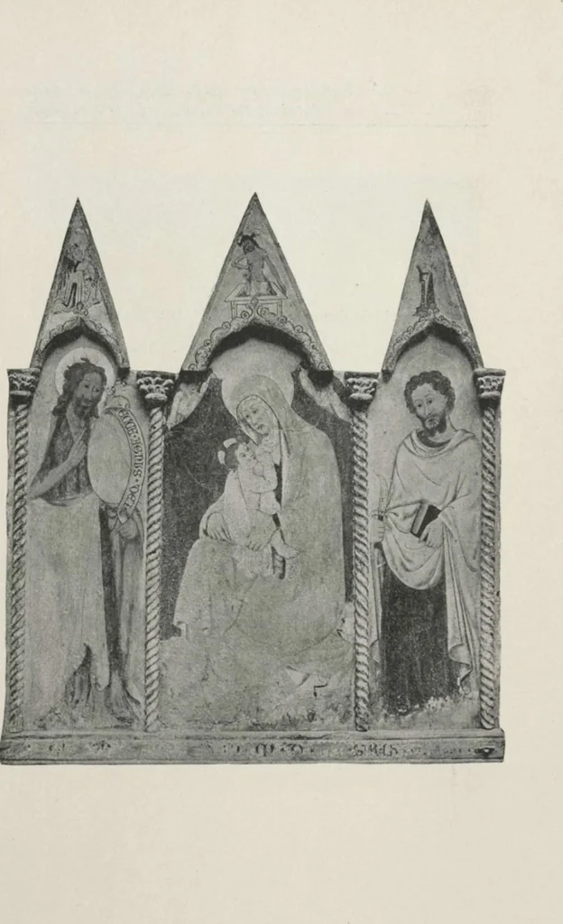 An illustration from Illustrated catalogue of the valuable collection of rare Gothic art and other artistic antique property belonging to the continental connoisseur and expert Henri S. de Souhami of Paris, acquired by him from Prince Henri de Faucigny Lucinge, Madame Lelong and other sources [electronic resource] : to be sold at unrestricted publi sale at the new American Art Galleries ... on the afternoons herein stated, 1922, leaf 66