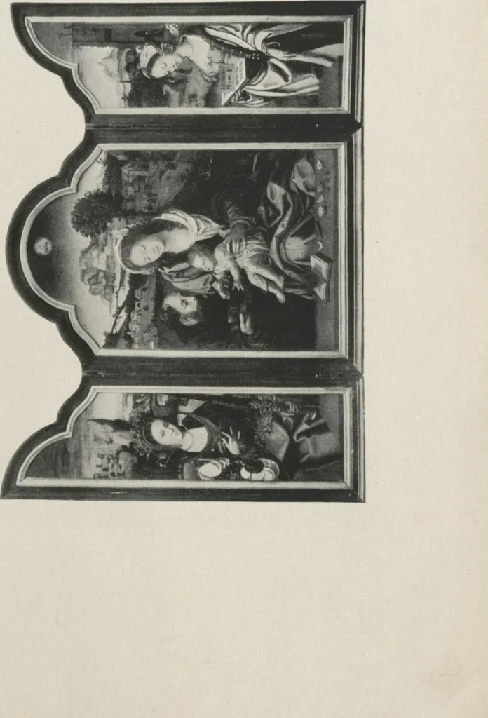 An illustration from Illustrated catalogue of the valuable collection of rare Gothic art and other artistic antique property belonging to the continental connoisseur and expert Henri S. de Souhami of Paris, acquired by him from Prince Henri de Faucigny Lucinge, Madame Lelong and other sources [electronic resource] : to be sold at unrestricted publi sale at the new American Art Galleries ... on the afternoons herein stated, 1922, leaf 68