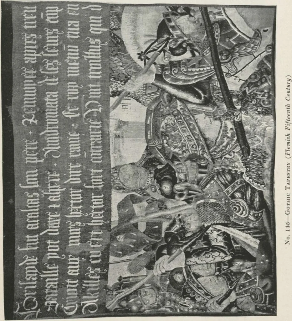 An illustration from Illustrated catalogue of the valuable collection of rare Gothic art and other artistic antique property belonging to the continental connoisseur and expert Henri S. de Souhami of Paris, acquired by him from Prince Henri de Faucigny Lucinge, Madame Lelong and other sources [electronic resource] : to be sold at unrestricted publi sale at the new American Art Galleries ... on the afternoons herein stated, 1922, leaf 80