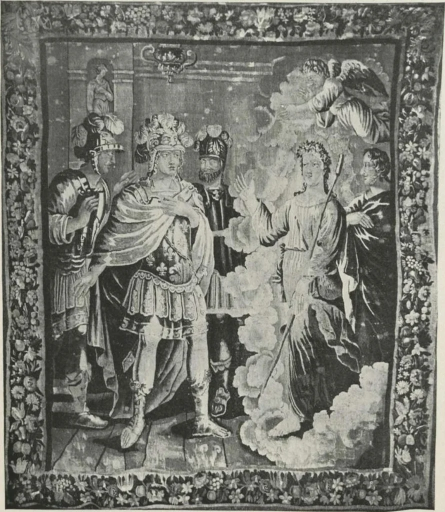 An illustration from Illustrated catalogue of the valuable collection of rare Gothic art and other artistic antique property belonging to the continental connoisseur and expert Henri S. de Souhami of Paris, acquired by him from Prince Henri de Faucigny Lucinge, Madame Lelong and other sources [electronic resource] : to be sold at unrestricted publi sale at the new American Art Galleries ... on the afternoons herein stated, 1922, leaf 86
