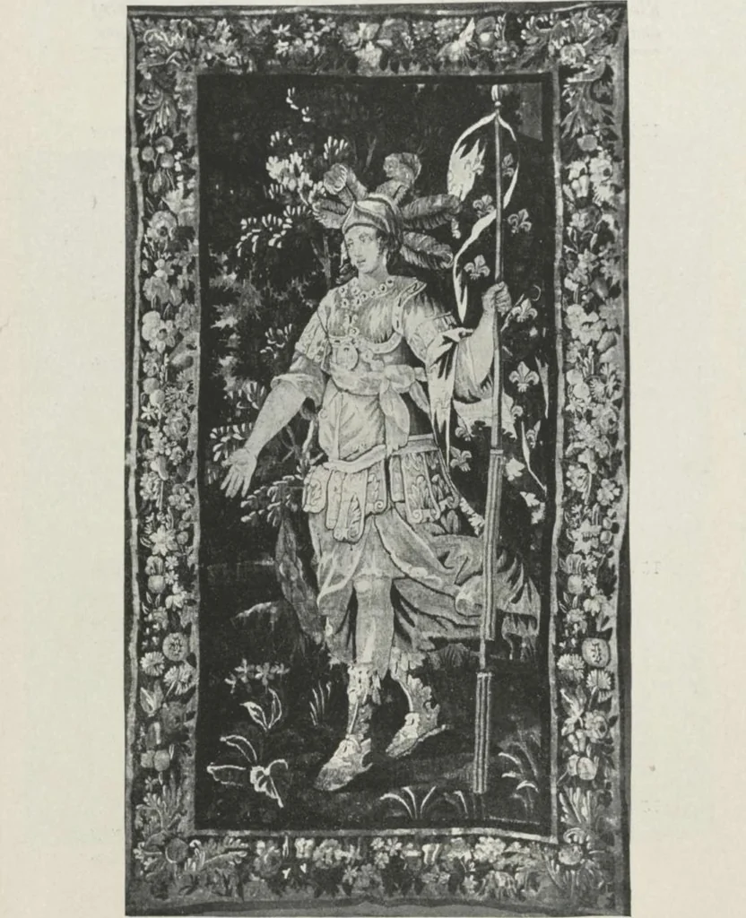 An illustration from Illustrated catalogue of the valuable collection of rare Gothic art and other artistic antique property belonging to the continental connoisseur and expert Henri S. de Souhami of Paris, acquired by him from Prince Henri de Faucigny Lucinge, Madame Lelong and other sources [electronic resource] : to be sold at unrestricted publi sale at the new American Art Galleries ... on the afternoons herein stated, 1922, leaf 88