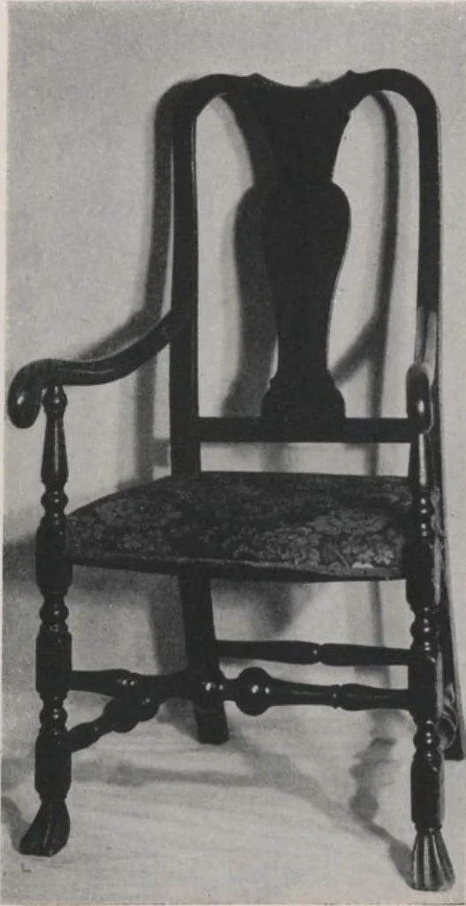 An illustration from Illustrated announcement of the sale by auction of the Jacob Paxson Temple collection of early American furniture and objects of art ... [electronic resource], 1922, leaf 191