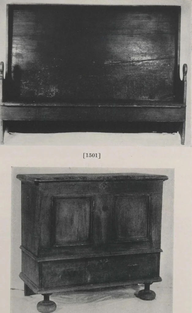 An illustration from Illustrated announcement of the sale by auction of the Jacob Paxson Temple collection of early American furniture and objects of art ... [electronic resource], 1922, leaf 223