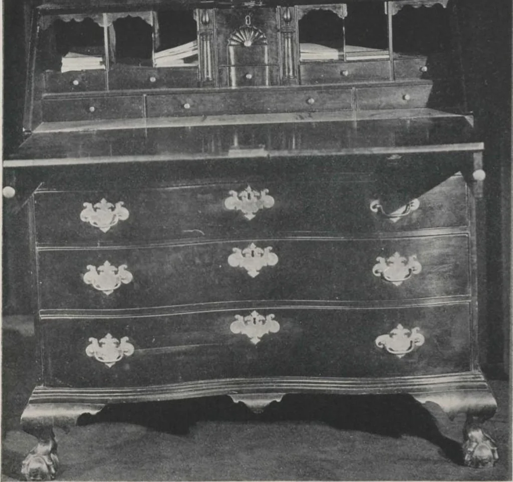 An illustration from Illustrated announcement of the sale by auction of the Jacob Paxson Temple collection of early American furniture and objects of art ... [electronic resource], 1922, leaf 234