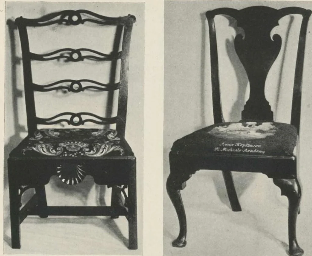An illustration from Illustrated announcement of the sale by auction of the Jacob Paxson Temple collection of early American furniture and objects of art ... [electronic resource], 1922, leaf 265