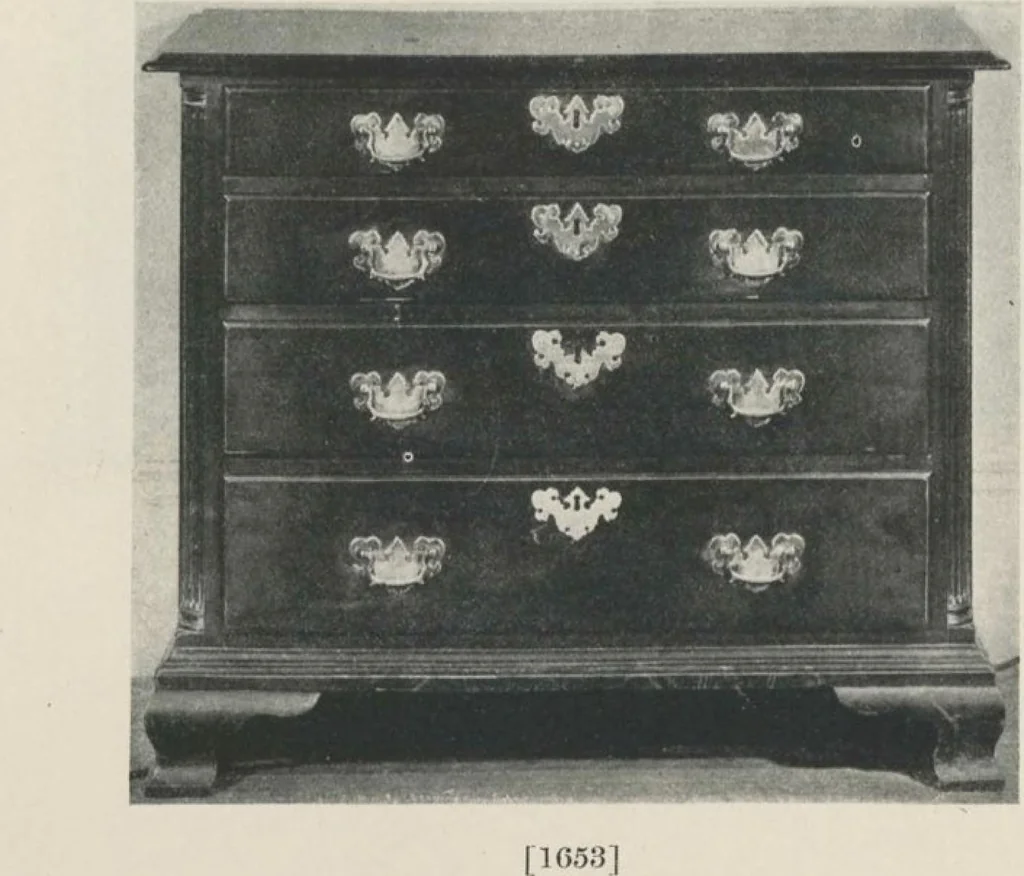 An illustration from Illustrated announcement of the sale by auction of the Jacob Paxson Temple collection of early American furniture and objects of art ... [electronic resource], 1922, leaf 272