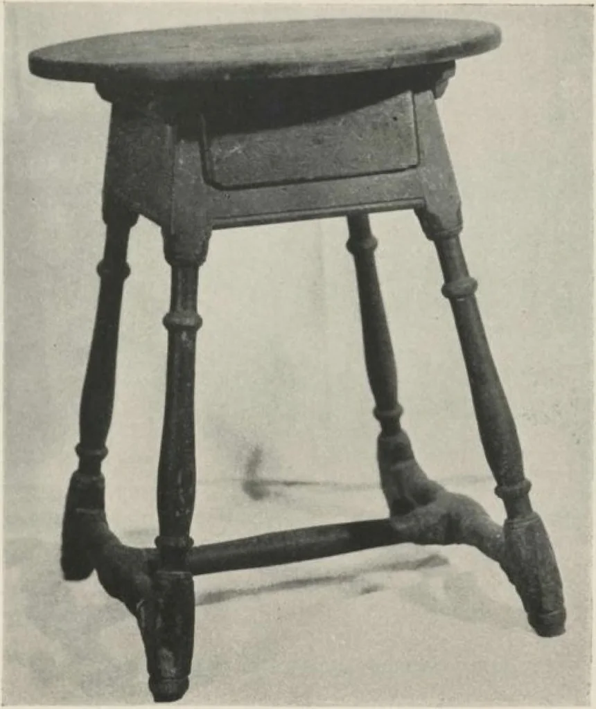 An illustration from Illustrated announcement of the sale by auction of the Jacob Paxson Temple collection of early American furniture and objects of art ... [electronic resource], 1922, leaf 40