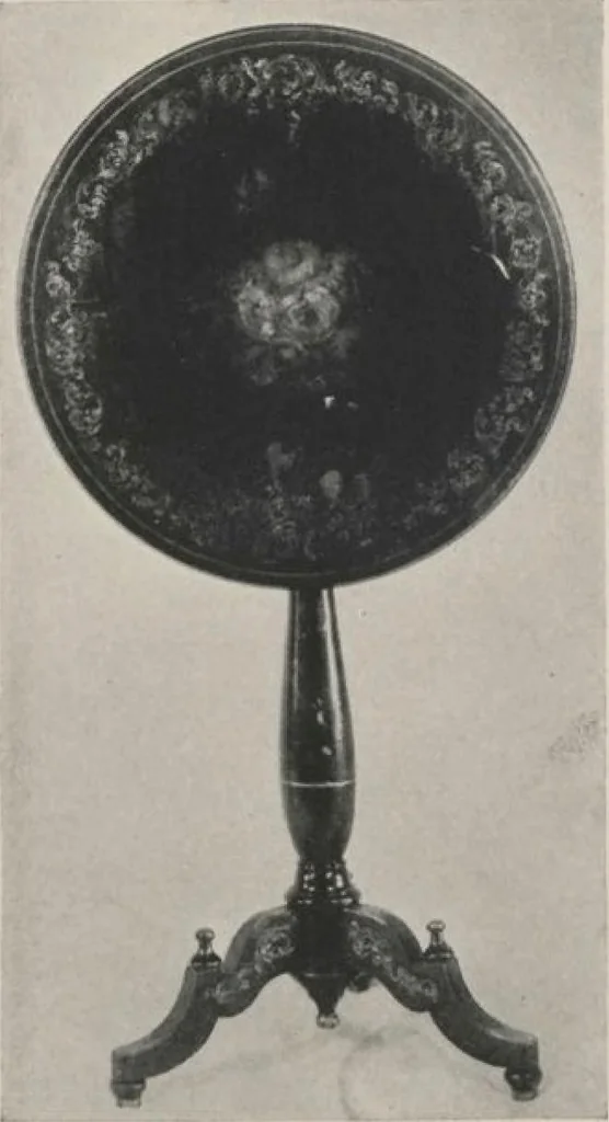 An illustration from Illustrated announcement of the sale by auction of the Jacob Paxson Temple collection of early American furniture and objects of art ... [electronic resource], 1922, leaf 87