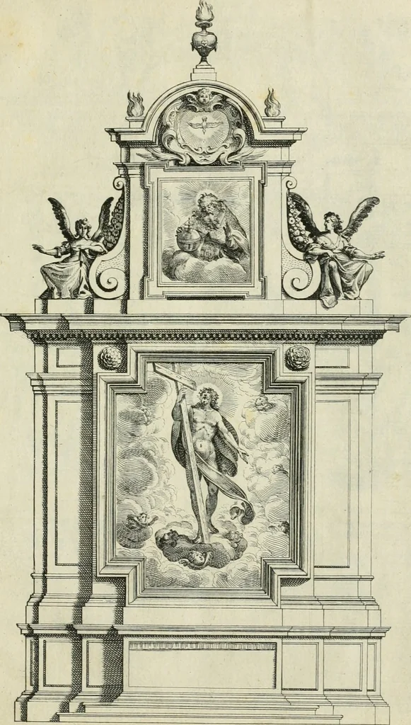 An illustration from Liure d'architecture d'autels et de cheminees, 1633, leaf 24