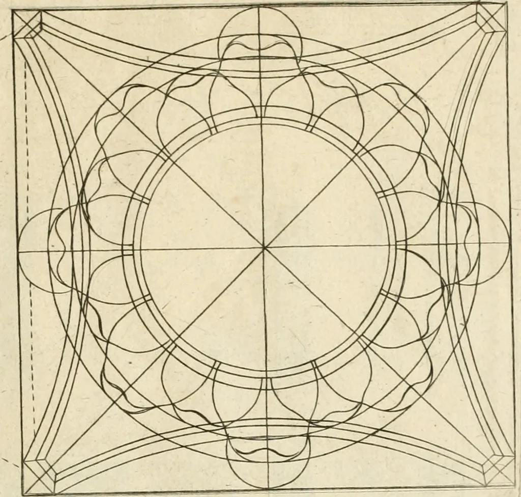 An illustration from Liure nouueau de l'art d'architecture : des cinq ordres et de plusieurs recueils de cette science, comme amphitheatres, plans, élevations, perspectiue et autres, desseignez correctement d'apres Vitruue, Scamossi, Palladio, Vignole et de Lorme, 1650, leaf 16