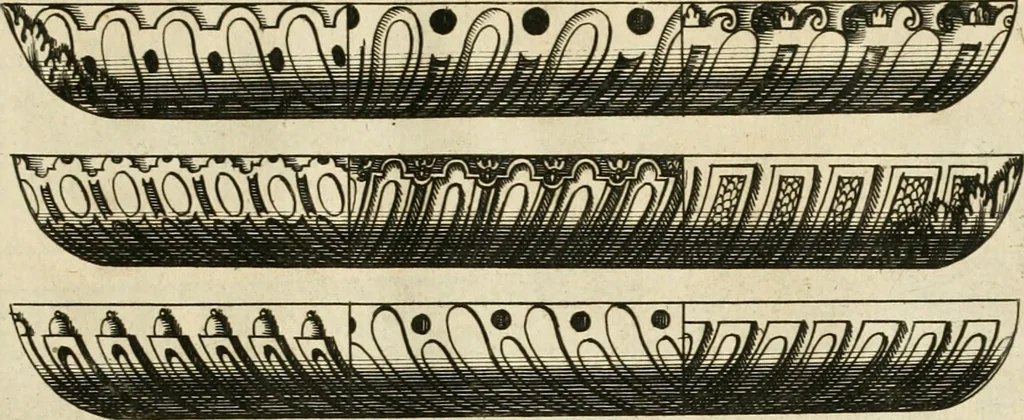 An illustration from Liure nouueau de l'art d'architecture : des cinq ordres et de plusieurs recueils de cette science, comme amphitheatres, plans, élevations, perspectiue et autres, desseignez correctement d'apres Vitruue, Scamossi, Palladio, Vignole et de Lorme, 1650, leaf 48