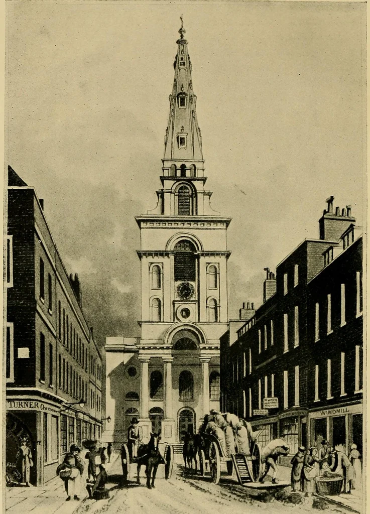 An illustration from The lives of the British architects from William of Wykeham to Sir William Chambers, 1909, leaf 221