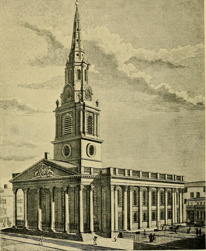 An illustration from The lives of the British architects from William of Wykeham to Sir William Chambers, 1909, leaf 298