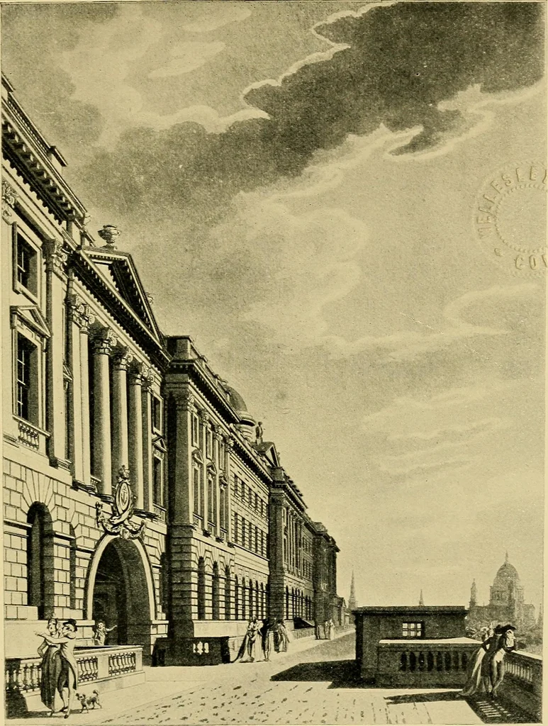 An illustration from The lives of the British architects from William of Wykeham to Sir William Chambers, 1909, leaf 412