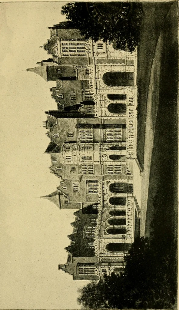 An illustration from The lives of the British architects from William of Wykeham to Sir William Chambers, 1909, leaf 62