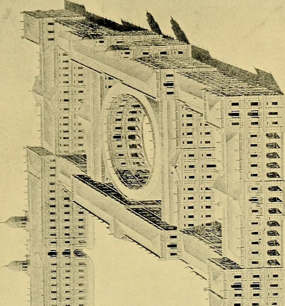 An illustration from The lives of the British architects from William of Wykeham to Sir William Chambers, 1909, leaf 98