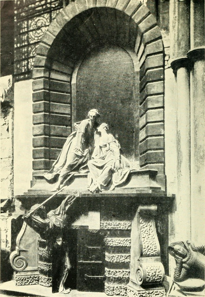An illustration from The lives of the British sculptors, and those who have worked in England from the earliest days to Sir Francis Chantrey, 1911, leaf 165