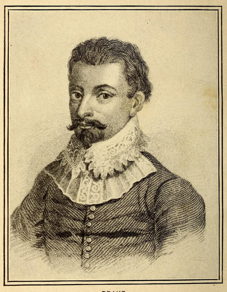 An illustration from Lives and voyages of Drake, Cavendish, and Dampier; including an introductory view of the earlier discoveries in the South sea, and the history of the bucaniers, 1900, leaf 6