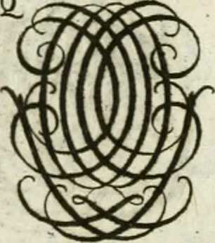 An illustration from Livre curieux et utile pour les sçavans et artistes : composé de trois alphabets de chiffres simples, doubles & triples, fleuronnez et au premier trait : accompagné d'un tres grand nombre de devises, emblêmes, médailles et autres figures hieroglyfiques : ensemble de plusieurs supports et cimiers pour les ornemens des armes : avec une table tres ample par le moyen de laquelle on trouvera facilement tous les noms imaginables, 1685, leaf 228