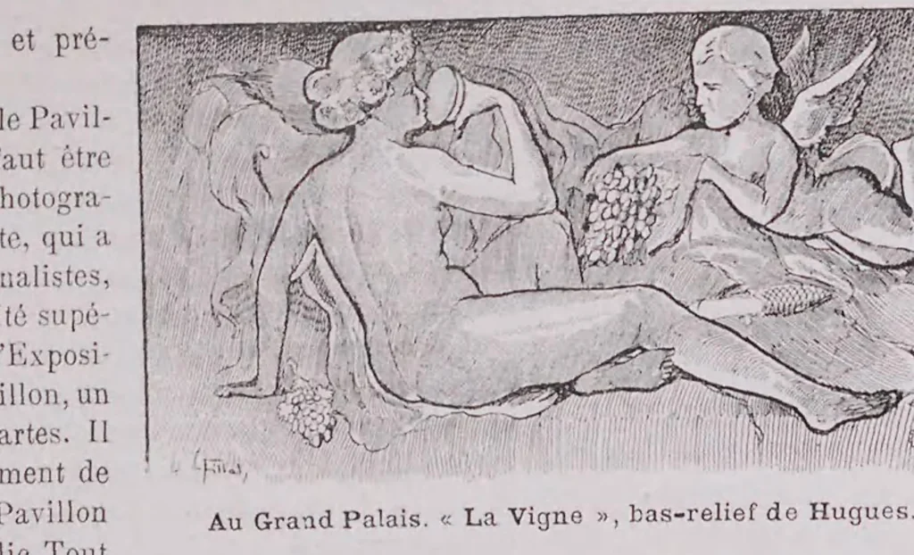 An illustration from Le livre d'or de l'exposition de 1900, 1900, leaf 107