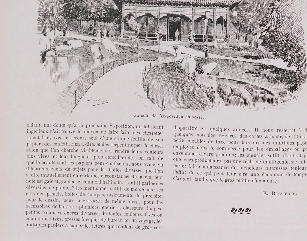 An illustration from Le livre d'or de l'exposition de 1900, 1900, leaf 409