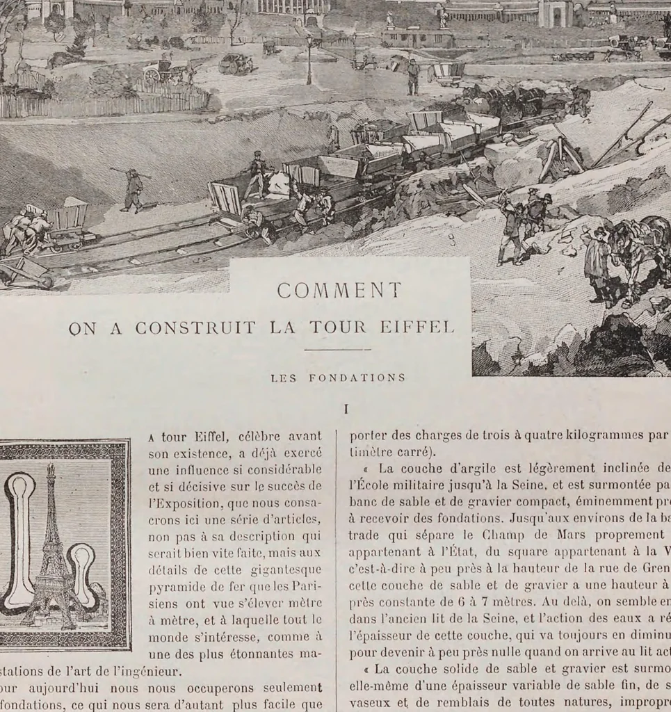 An illustration from Livre d'or de l'Exposition, 1889, leaf 33