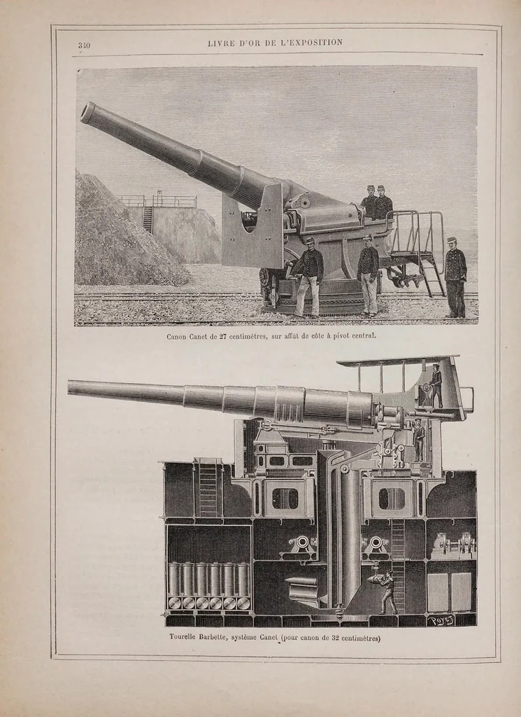 An illustration from Livre d'or de l'Exposition, 1889, leaf 440