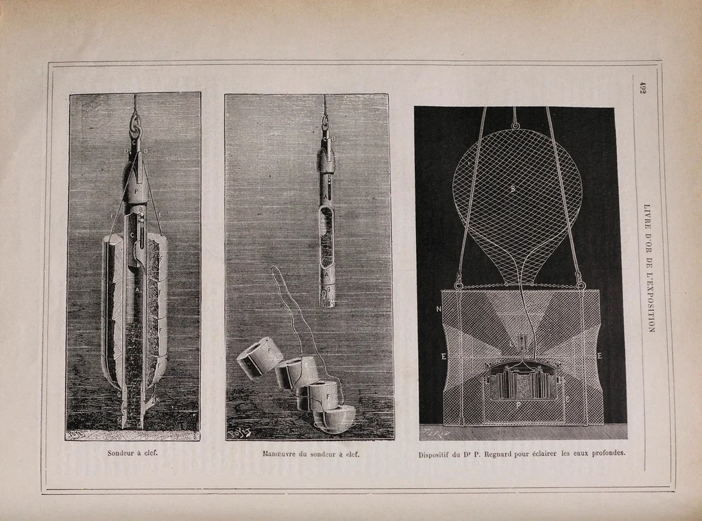 An illustration from Livre d'or de l'Exposition, 1889, leaf 124