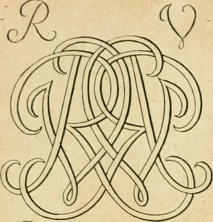 An illustration from Livre de chiffres a double traits, ou l'on trouve les noms & surnoms. : Vtile aux peintres, sculpteurs, graveurs et autres. Dedia Monseigneur le Dauphin, 1685, leaf 130