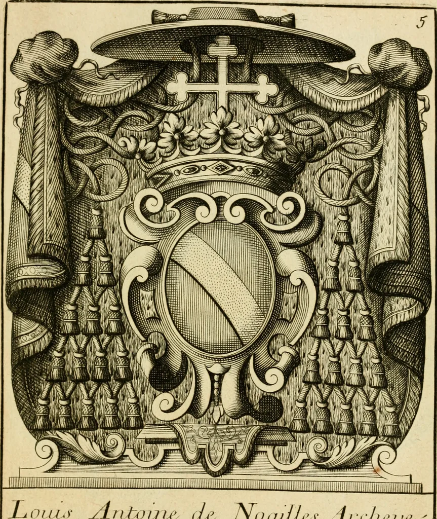 An illustration from Livre de chiffres a double traits, ou l'on trouve les noms & surnoms. : Vtile aux peintres, sculpteurs, graveurs et autres. Dedia Monseigneur le Dauphin, 1685, leaf 184