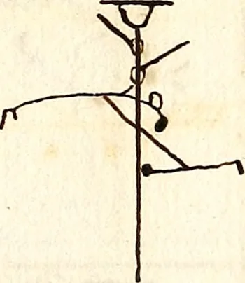 An illustration from Livre de danse : manuscript, 1700, leaf 18