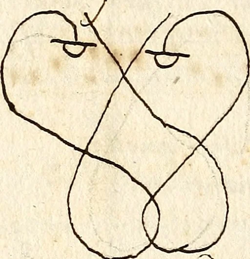 An illustration from Livre de danse : manuscript, 1700, leaf 53