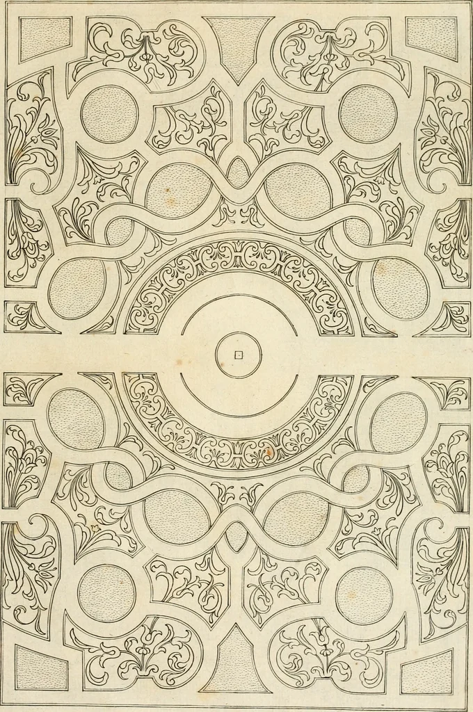 An illustration from Livre de differants desseings de parterres, 1630, leaf 38