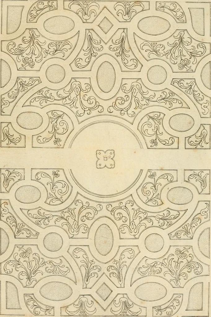 An illustration from Livre de differants desseings de parterres, 1630, leaf 42