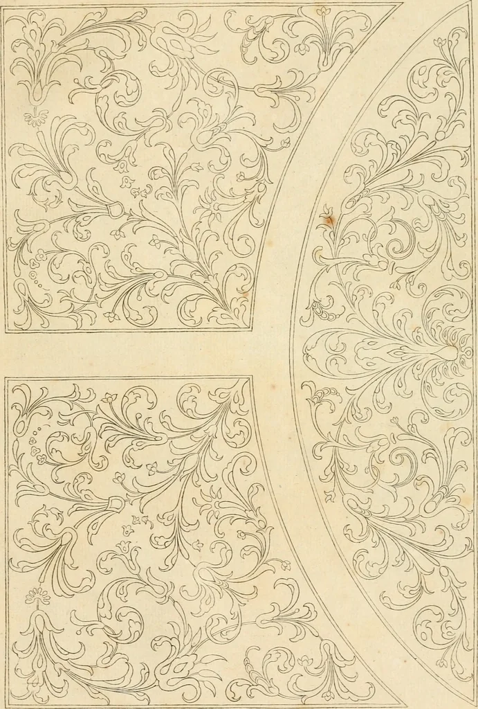 An illustration from Livre de differants desseings de parterres, 1630, leaf 44
