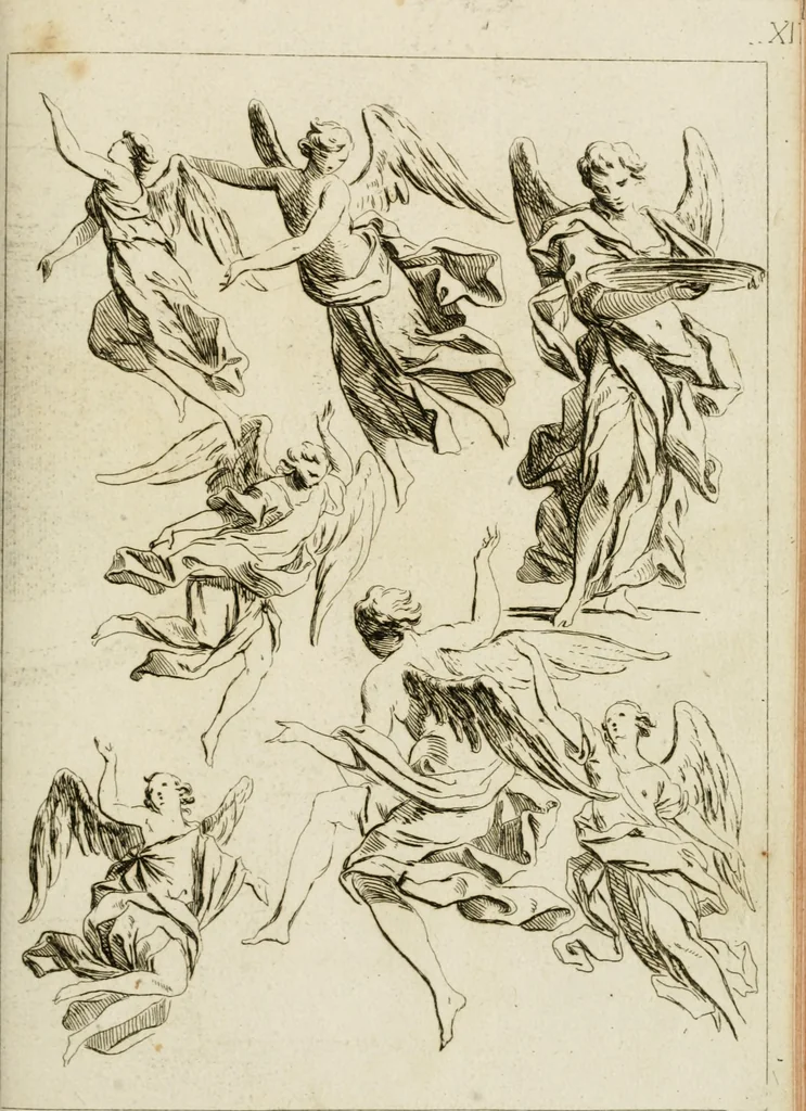 An illustration from Livre de fragments d'architectures, recüeilis et dessinés à Rome d'après les plus beaux monuments, 1720, leaf 142