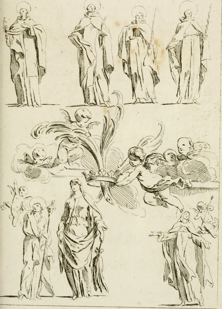 An illustration from Livre de fragments d'architectures, recüeilis et dessinés à Rome d'après les plus beaux monuments, 1720, leaf 150