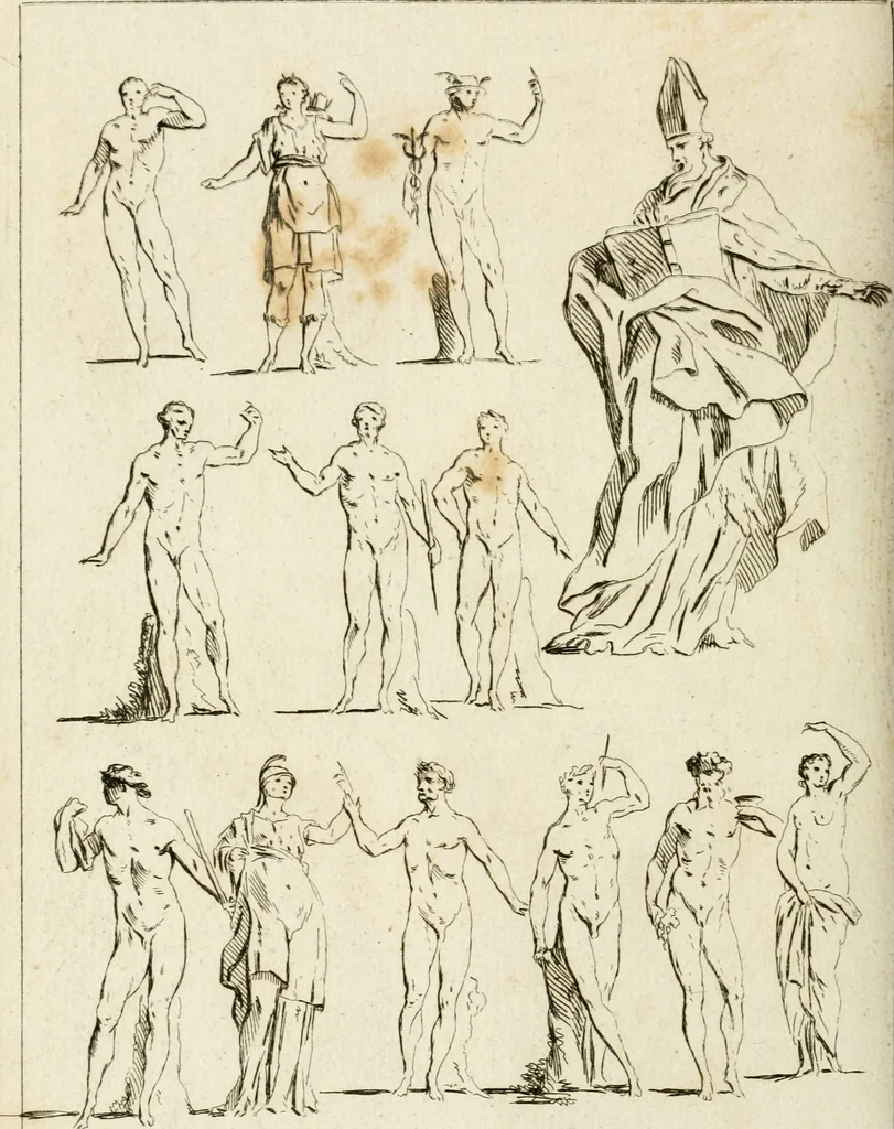 An illustration from Livre de fragments d'architectures, recüeilis et dessinés à Rome d'après les plus beaux monuments, 1720, leaf 151