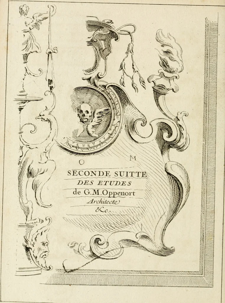An illustration from Livre de fragments d'architectures, recüeilis et dessinés à Rome d'après les plus beaux monuments, 1720, leaf 23